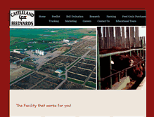 Tablet Screenshot of cattlelandfeedyards.com